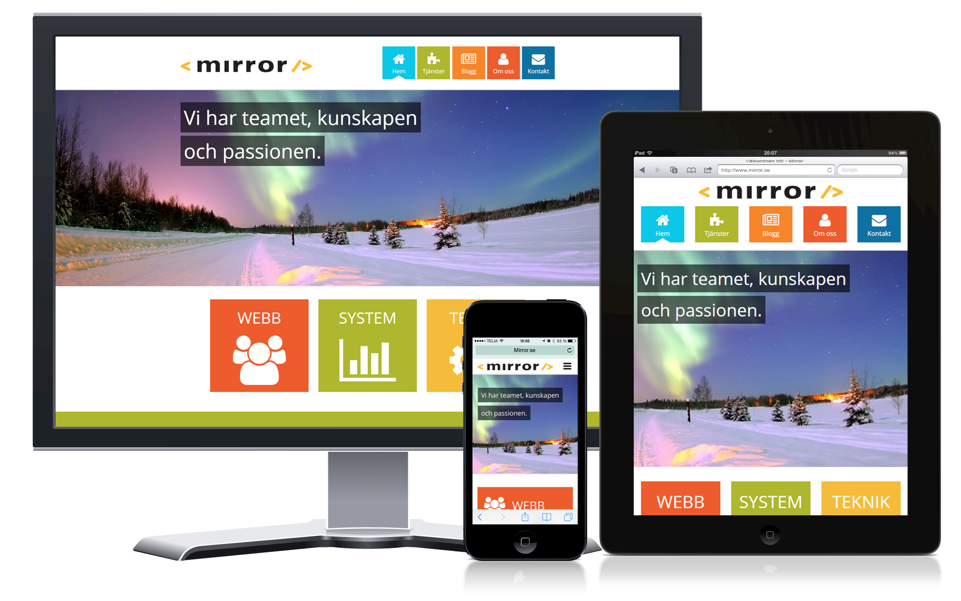 Idag lanserar vi nya mirror.se