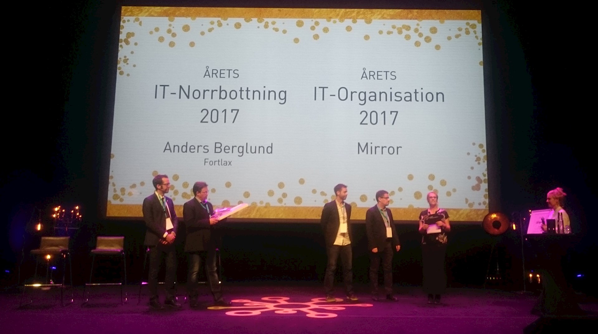 Mirror är årets IT-organisation i Norrbotten 2017!