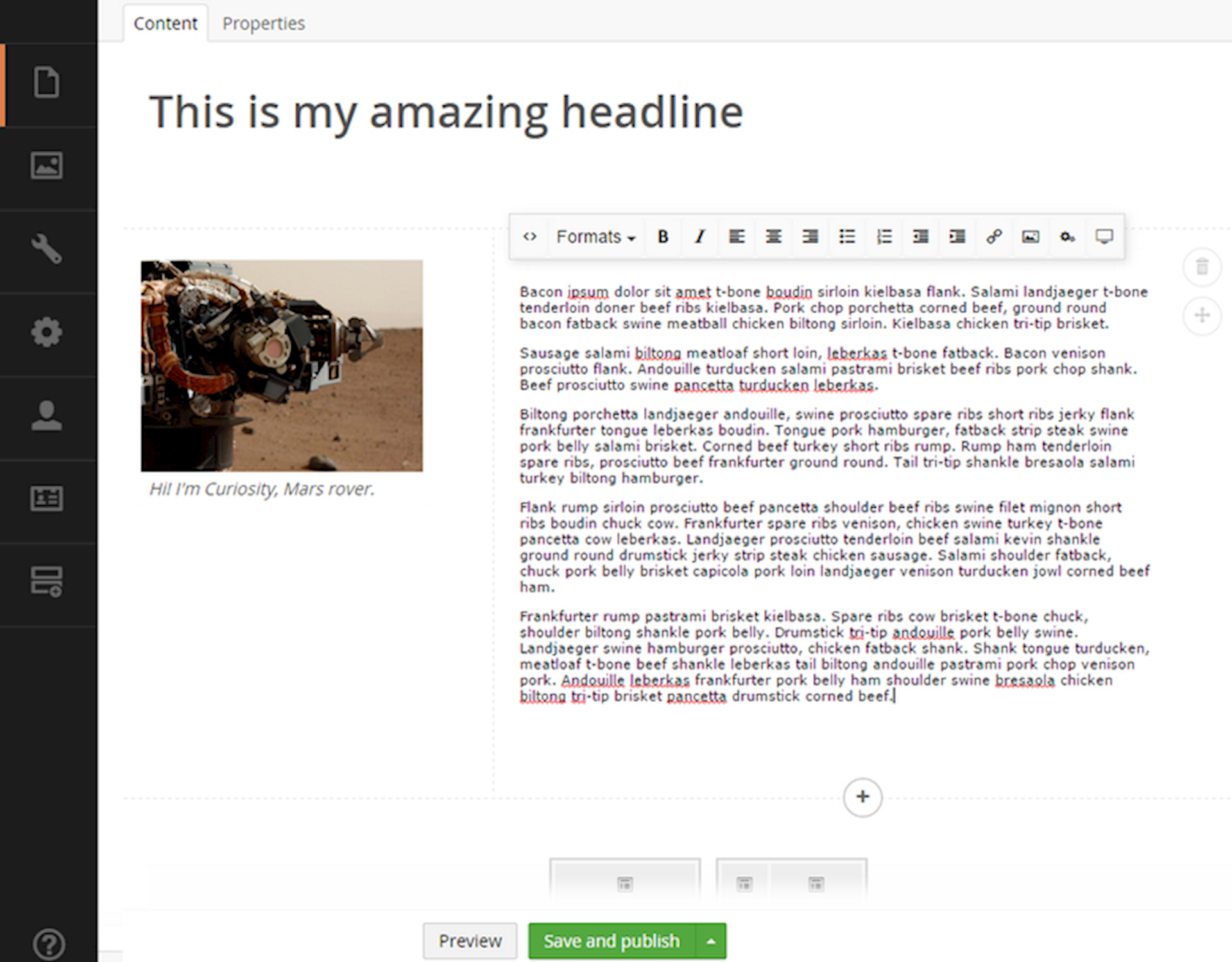 Flexibelt med Grid i nya Umbraco