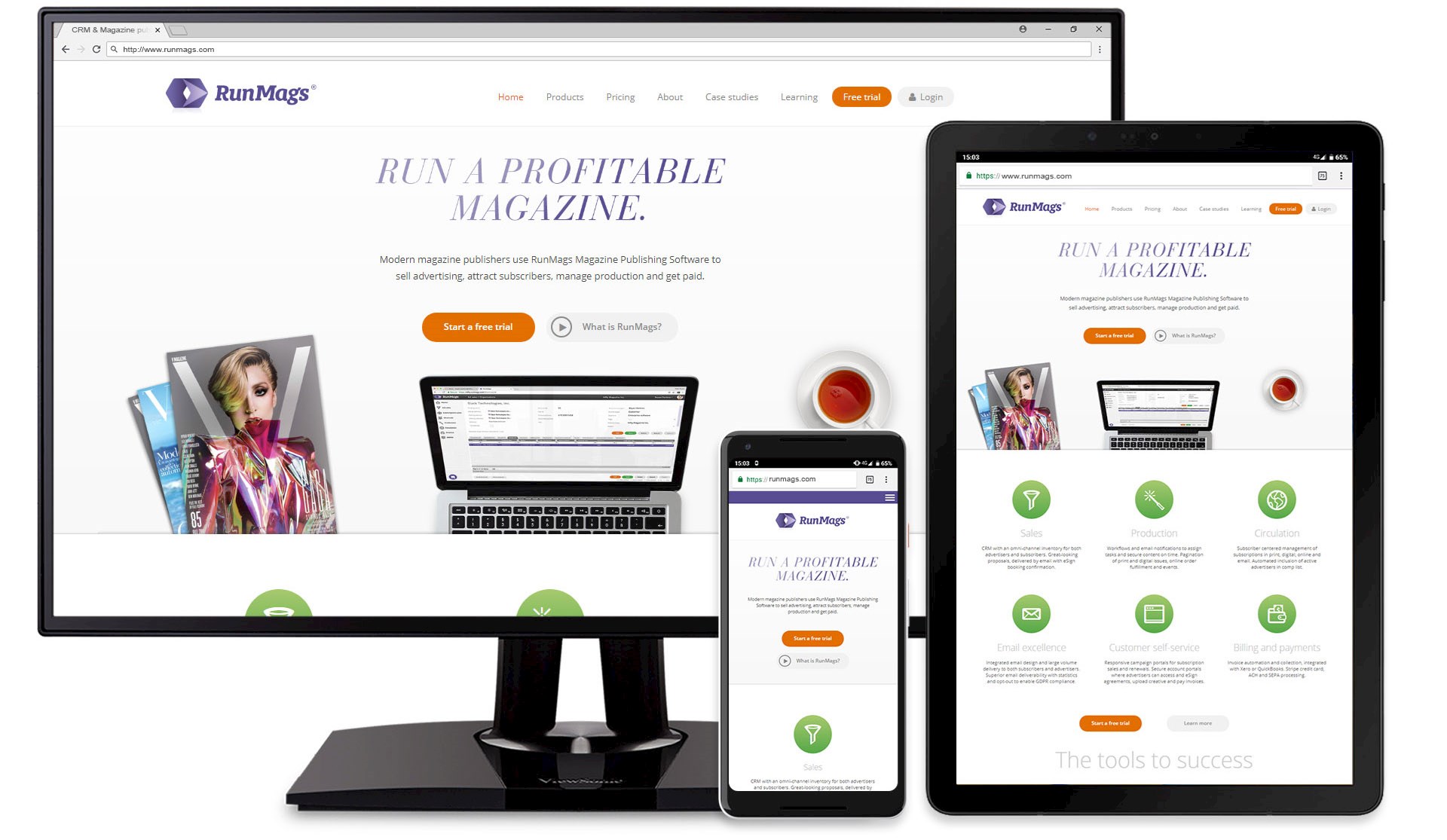 Ny webbplats för RunMags