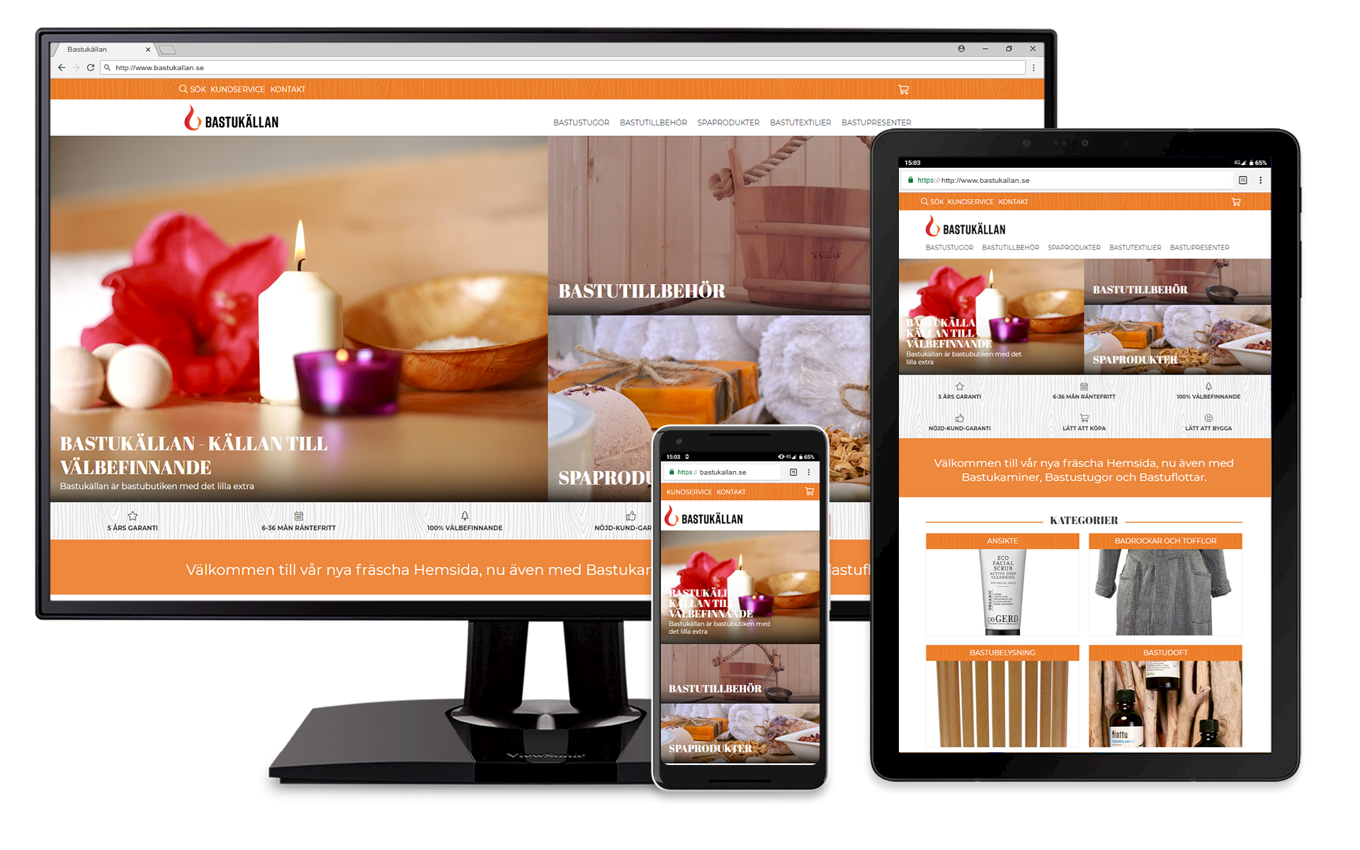 Ny e-handelslösning för Bastukällan