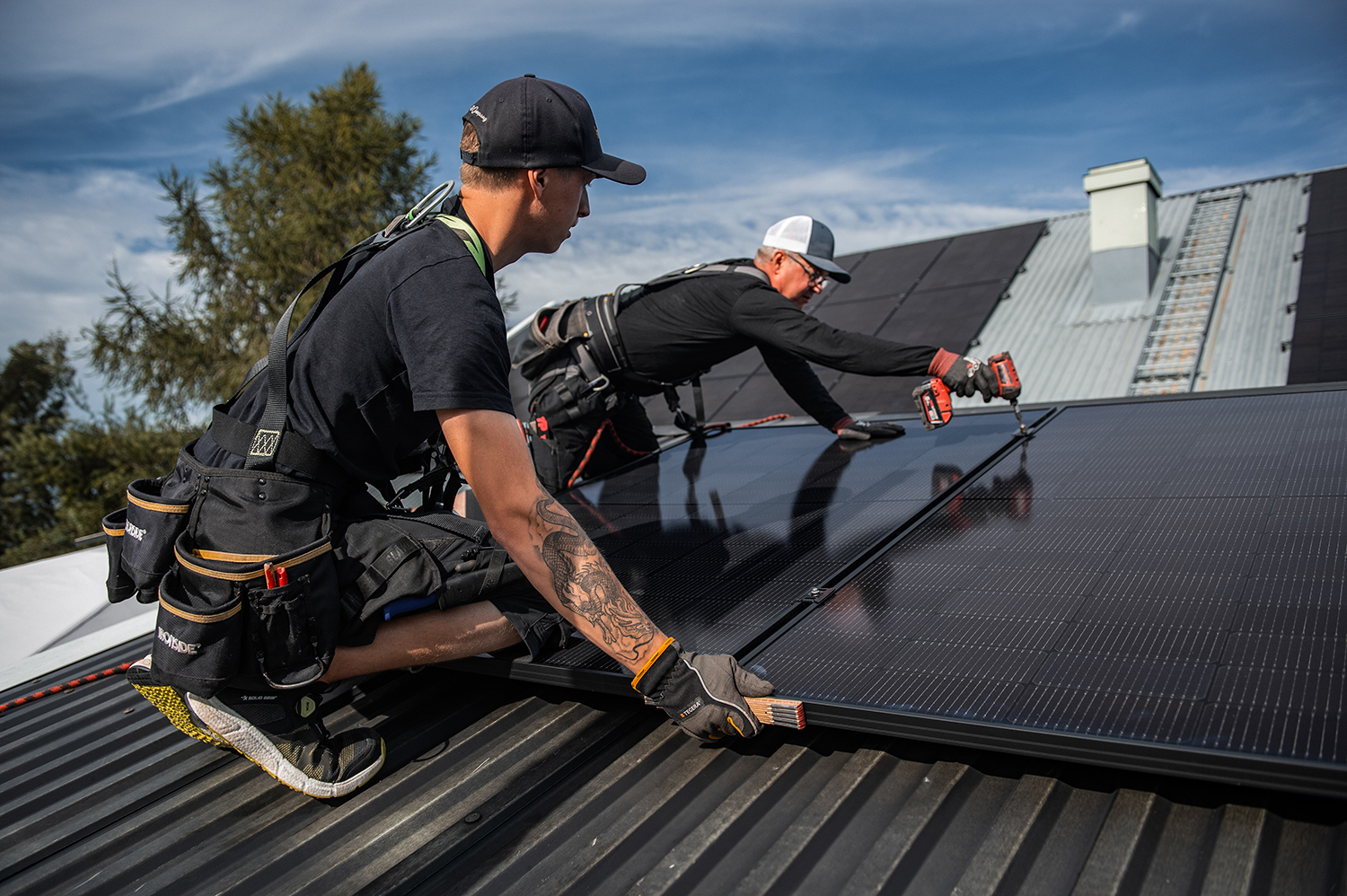 Montering av solceller