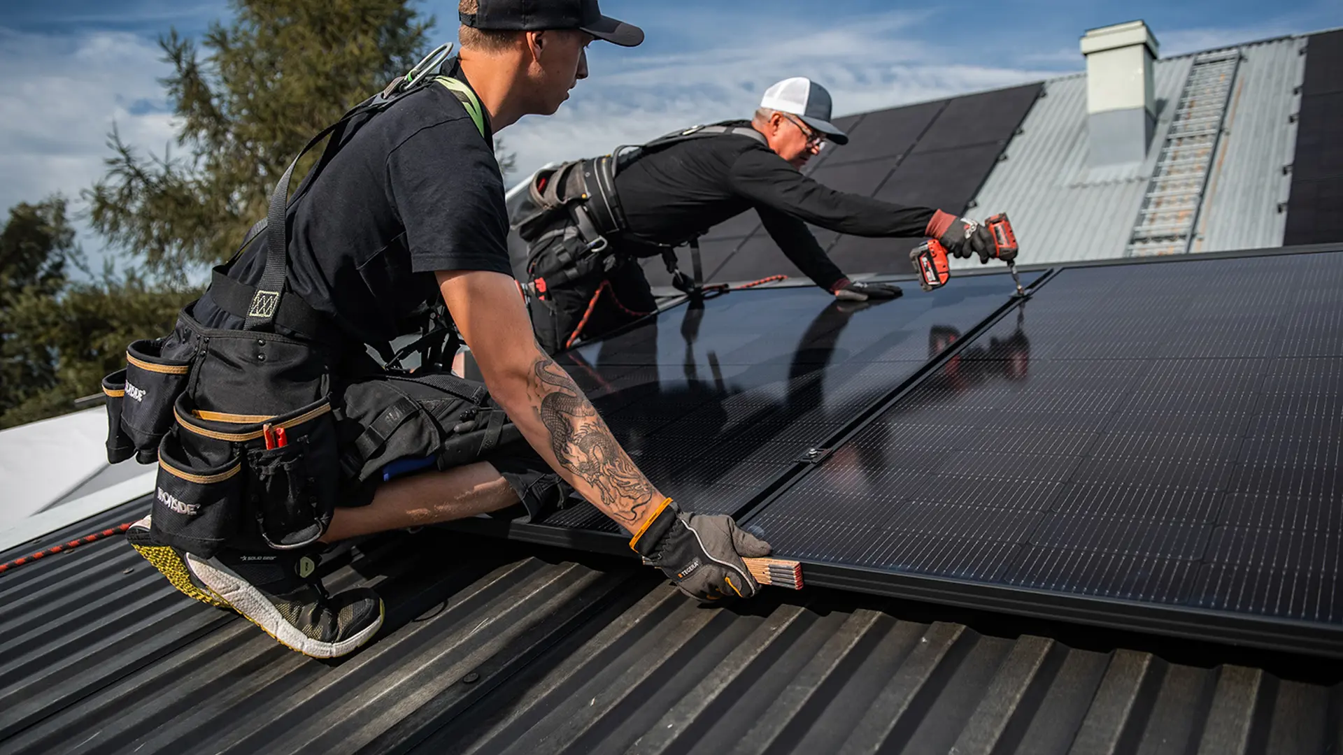 Montering av solceller