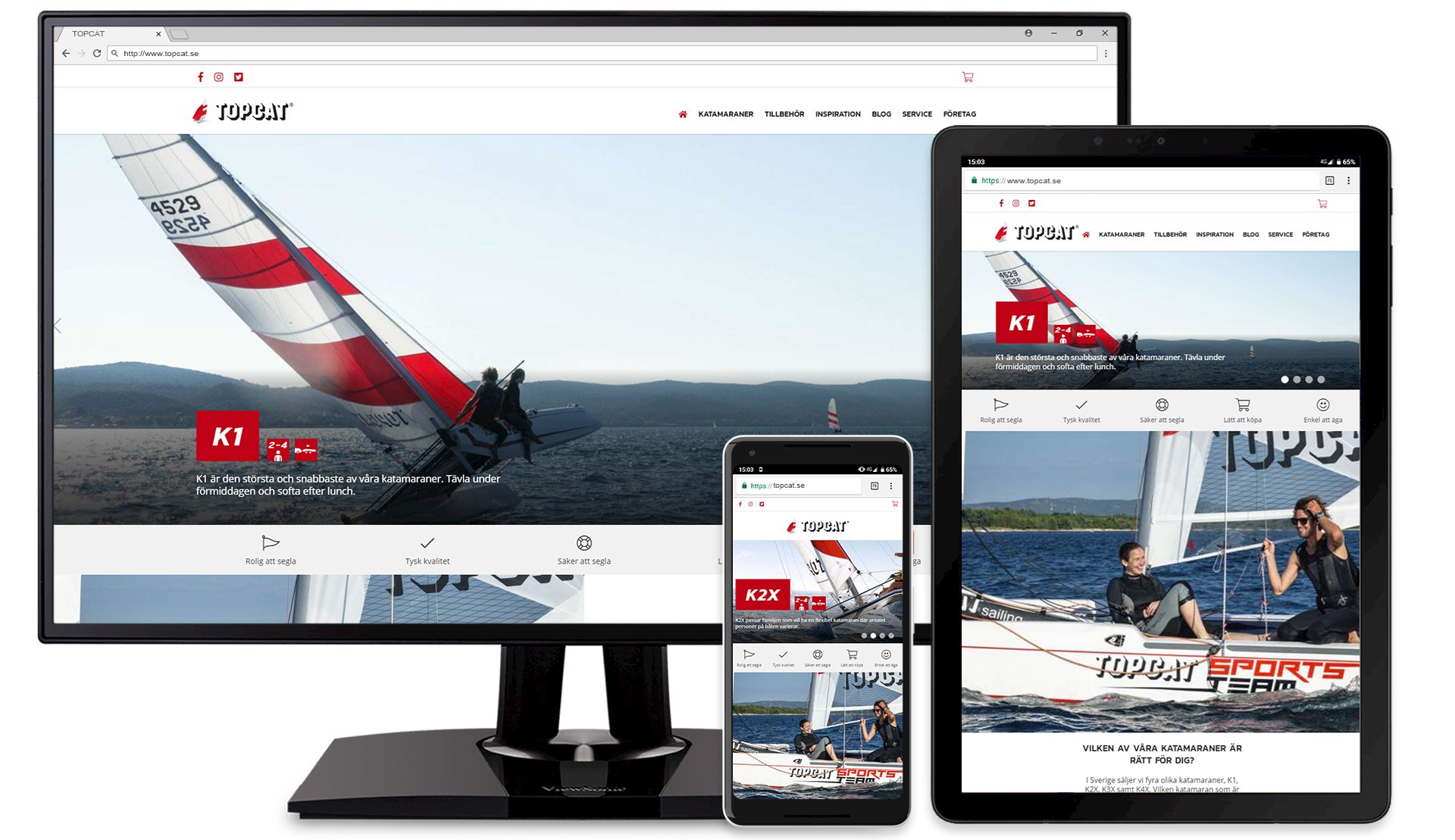 Ny e-handelslösning för TOPCAT Sweden
